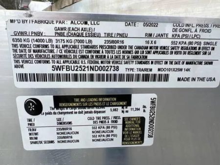 New 2022 Mission MDO101x25-14KW