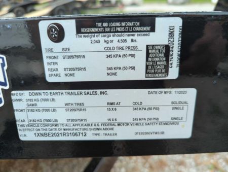 New 2024 Down 2 Earth Trailers 8220TA GRAVITY TILT Car Hauler