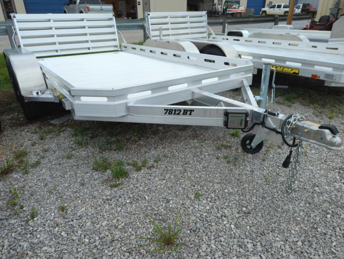 New 2025 Aluma 7812TA Utility Trailer