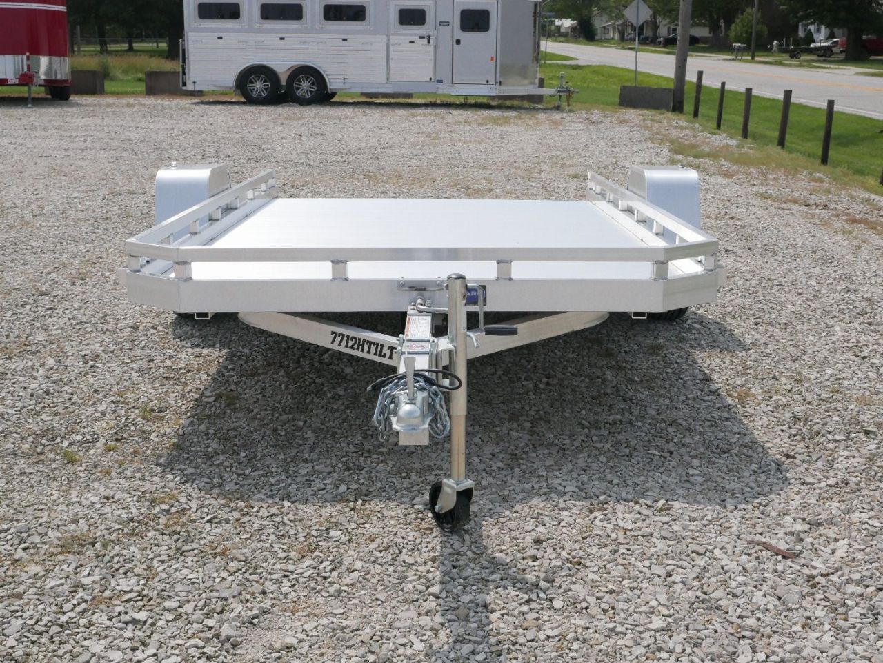 New 2026 Aluma 7712H-TILT Utility Trailer