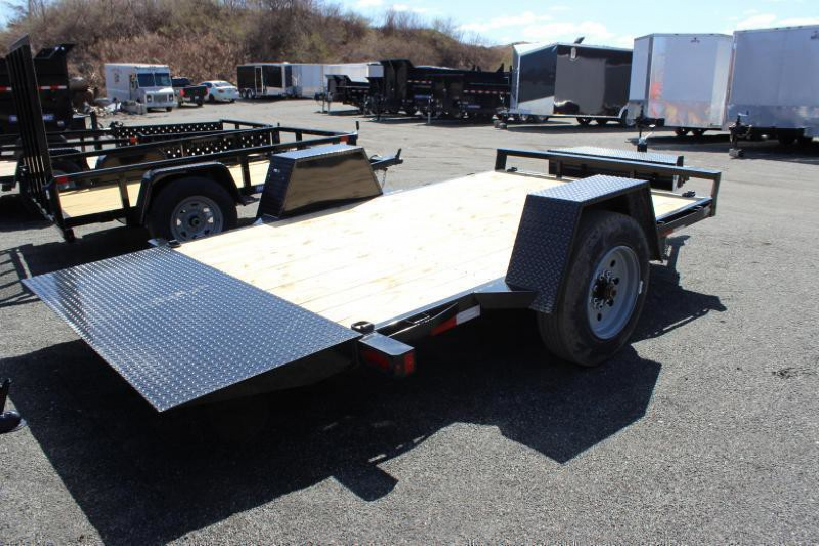 New 2025 6.5X12 10K Single Axle Tilt Bed Equipment Trailer - Sure-Trac