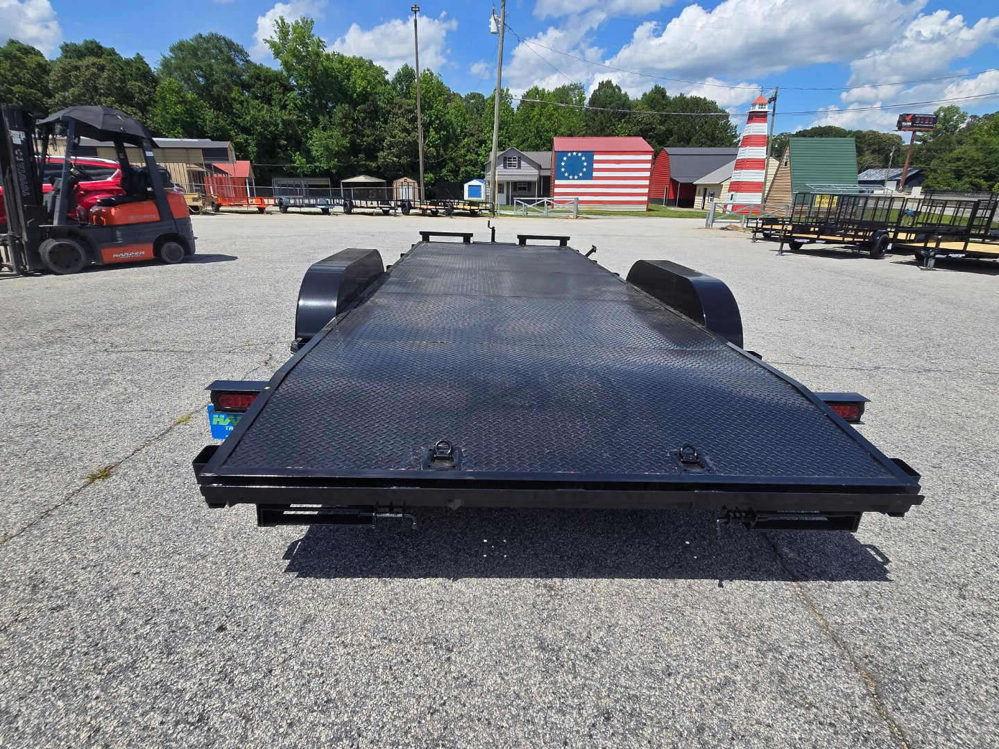 New 2026 DELUXE 82X20 7K DELUXE MODEL STEEL FLOOR CAR HAULER