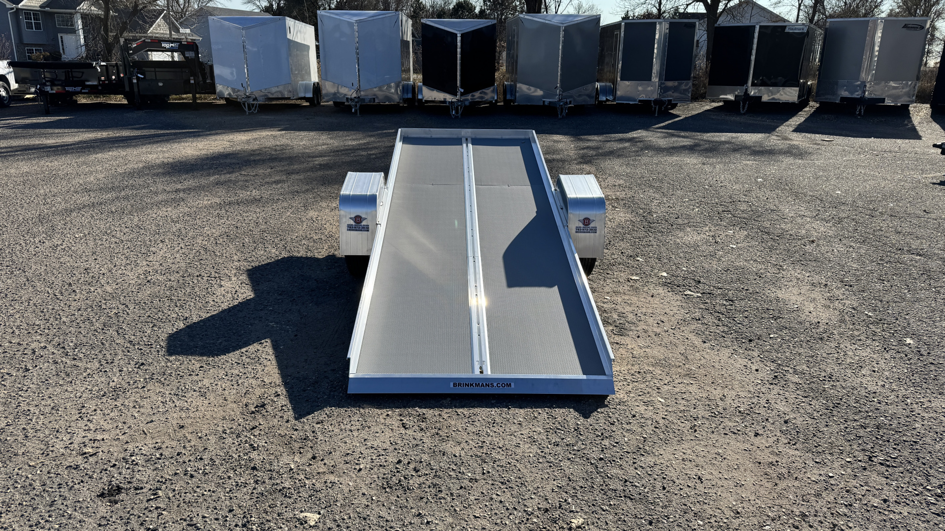 New Aluma TILT (12'x50") Aluminum Snowmobile Trailer- Single Place Tilt Bed!