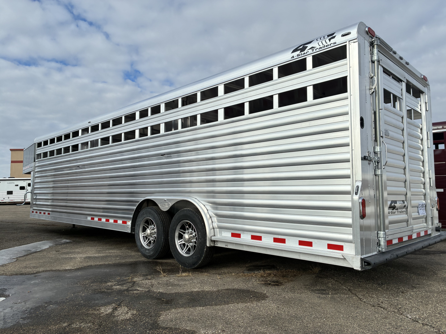 New 2027 4-Star Trailers 30' x 8' Stock Trailer