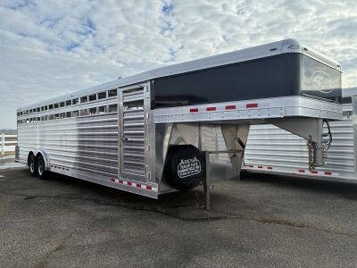 New 2027 4-Star Trailers 30' x 8' Stock Trailer