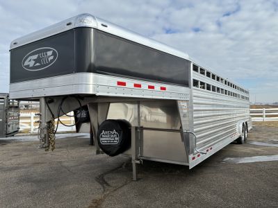 New 2027 4-Star Trailers 30' x 8' Stock Trailer
