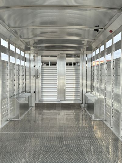 New 2027 4-Star Trailers 30' x 8' Stock Trailer