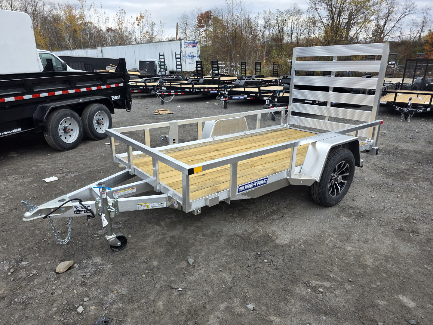 New 2026 Sure-Trac 5X10 ALUMINUM Utility Trailer