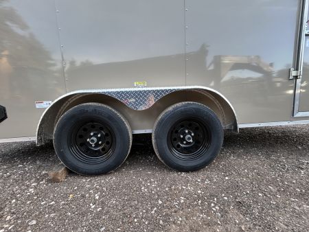 New 2026 Cynergy 2 7x16 Tandem Axles-3500lbs axles Cargo / Enclosed Trailer-Basic Package