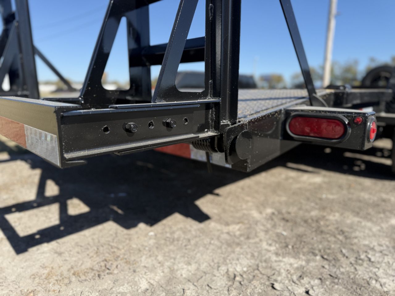 New 2026 Top Hat Trailers EH14-20x83 Equipment Trailer w/ Standup Ramps & 14 Ply Upg.