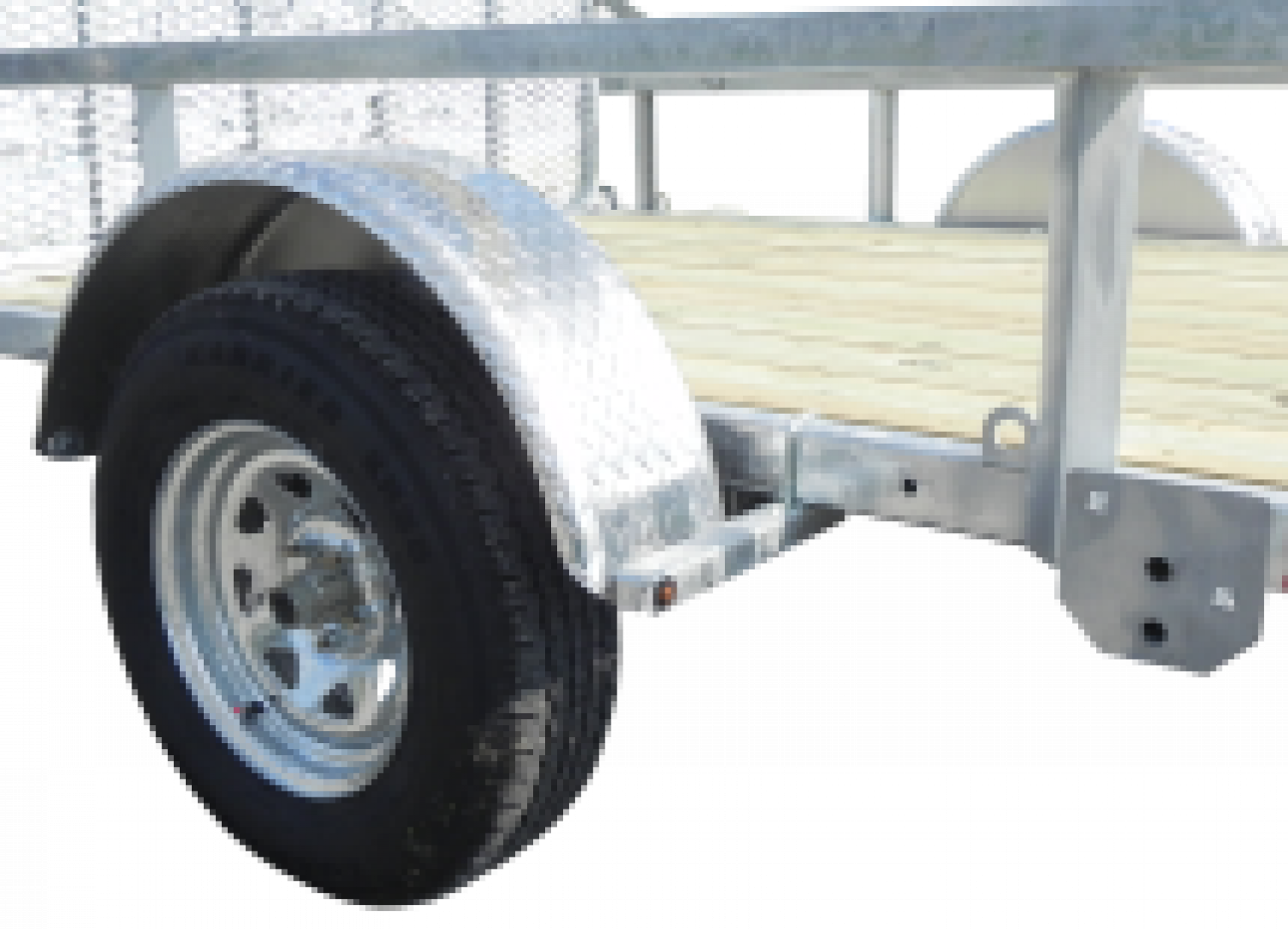 New 2026 Load Rite 6'8" x 12 ALL GALVANIZED Utility w/ Spring Assist Gate