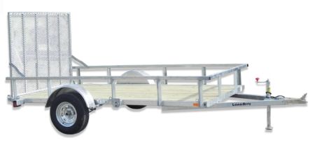New 2026 Load Rite 6'8" x 12 ALL GALVANIZED Utility w/ Spring Assist Gate