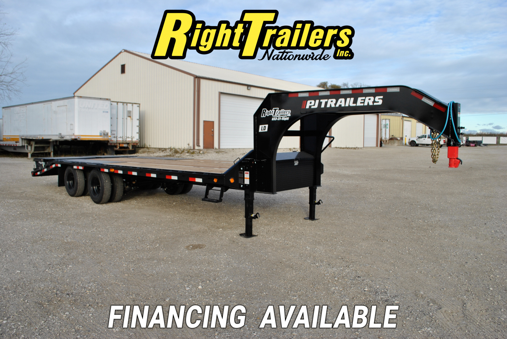 Used 2026 8.5X25 PJ GOOSENECK EQUIPMENT TRAILER