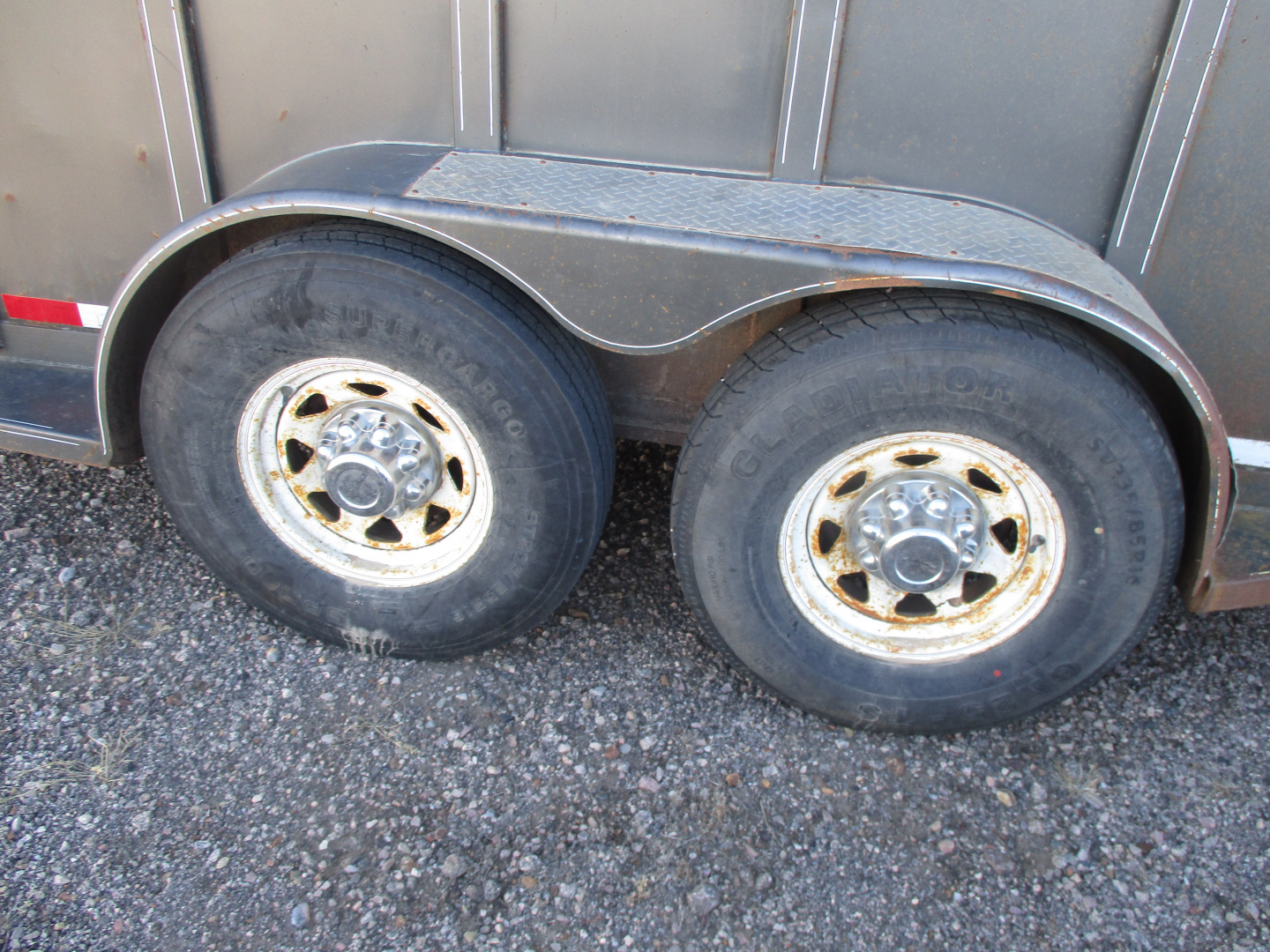 Used 2015 S&S Manufacturing Combo Stock / Stock Combo Trailer