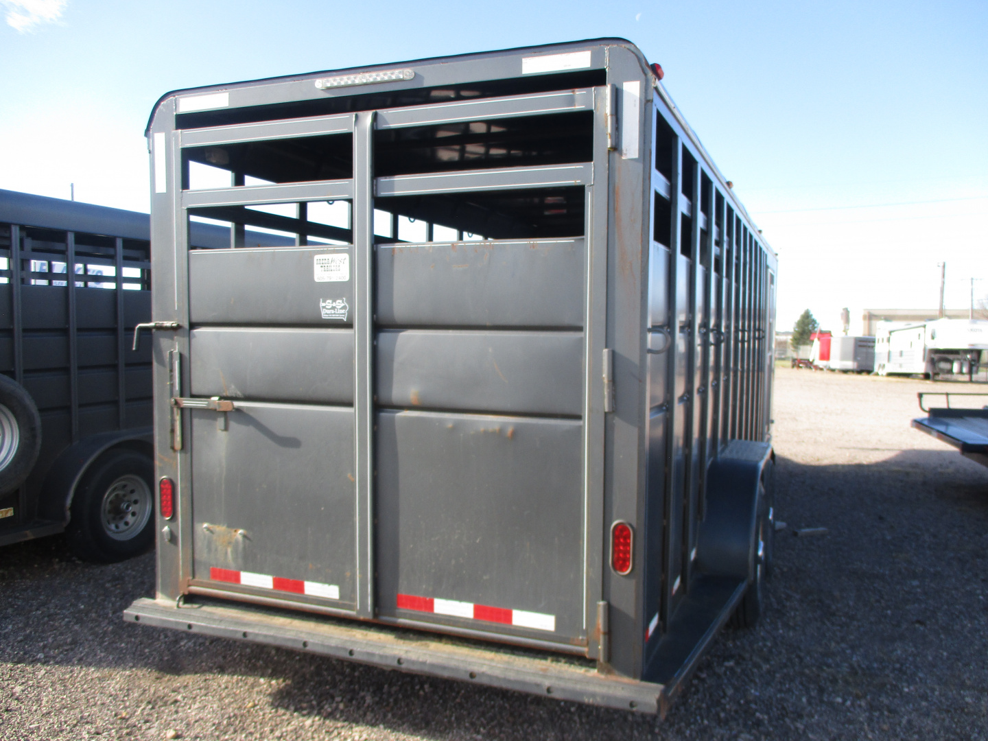 Used 2015 S&S Manufacturing Combo Stock / Stock Combo Trailer