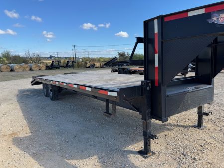 Used 2020 Texas Pride Trailers FT8201514KGN-1960 Flatbed Trailer