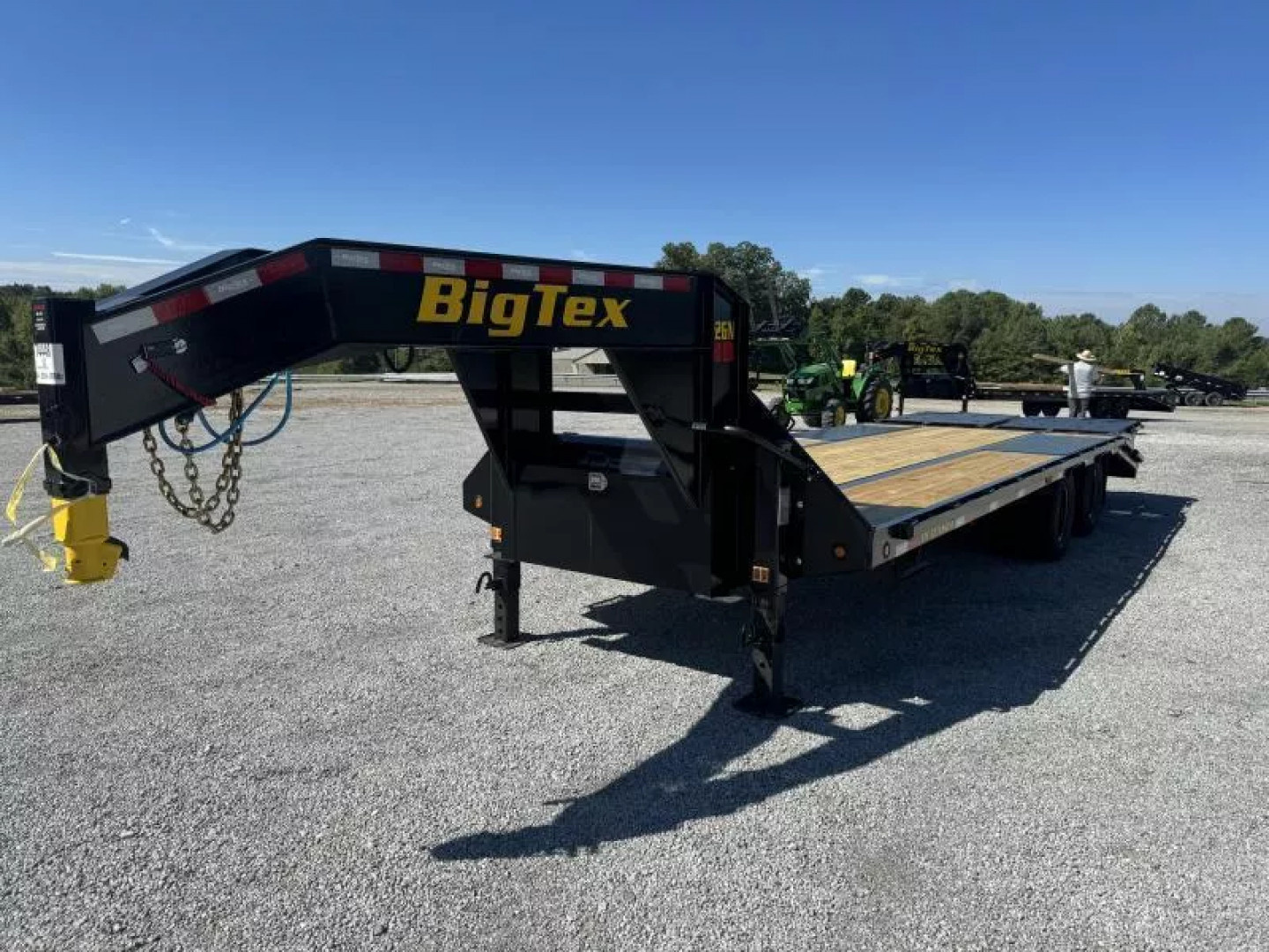 New 2026 Big Tex 22GN 20+5 GOOSENECK TRAILER MEGA RAMPS 2 SPEED JACKS