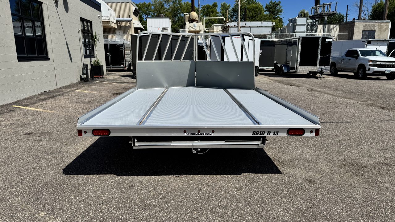 New Aluma (8.5'x10') Aluminum Snowmobile Trailer- 2 Place Drive On/Off!