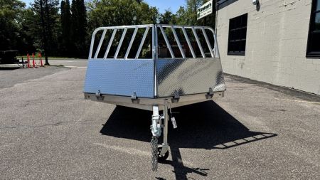New Aluma (8.5'x10') Aluminum Snowmobile Trailer- 2 Place Drive On/Off!