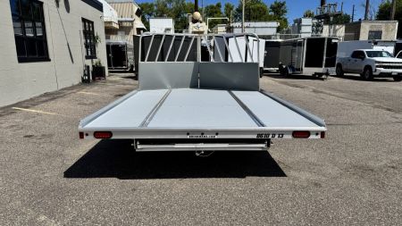 New Aluma (8.5'x10') Aluminum Snowmobile Trailer- 2 Place Drive On/Off!