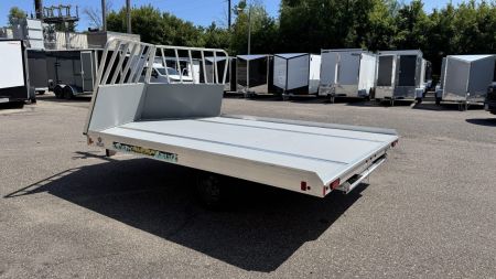 New Aluma (8.5'x10') Aluminum Snowmobile Trailer- 2 Place Drive On/Off!
