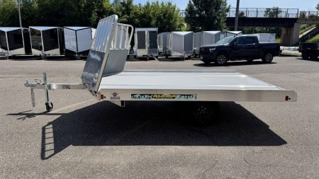 New Aluma (8.5'x10') Aluminum Snowmobile Trailer- 2 Place Drive On/Off!