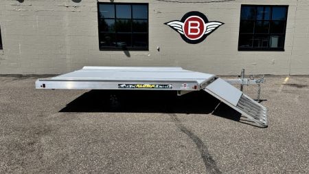 New Aluma (8.5'x10') Aluminum Snowmobile Trailer- 2 Place Drive On/Off!