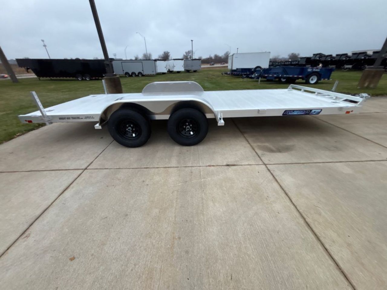 New 2026 Aluma 8218ESA-TA-EL-R-RTD Utility Trailer