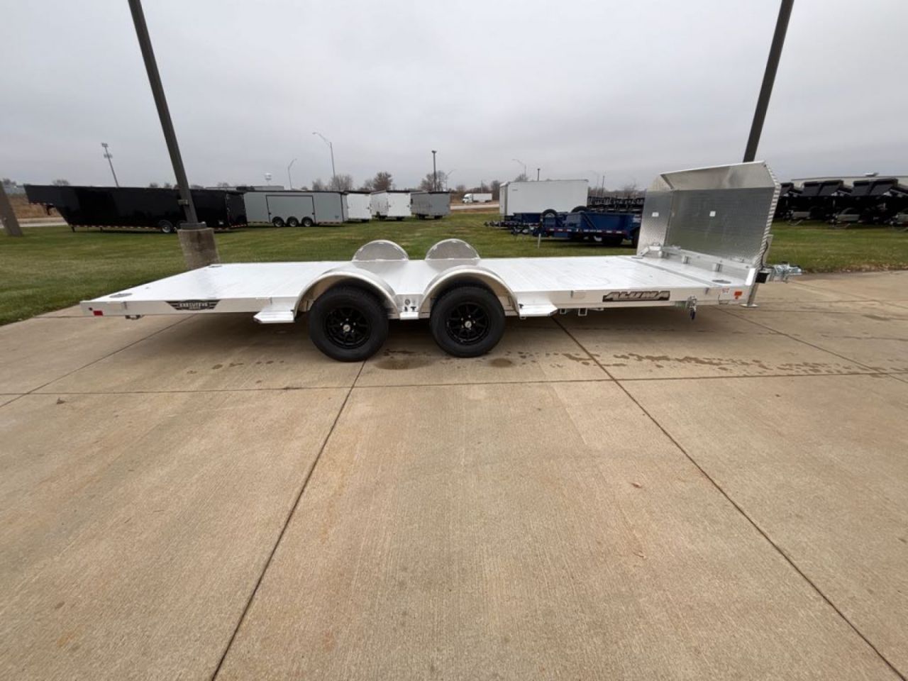 New 2026 Aluma 8218LP-TILT-TA-EL-R- Utility Trailer