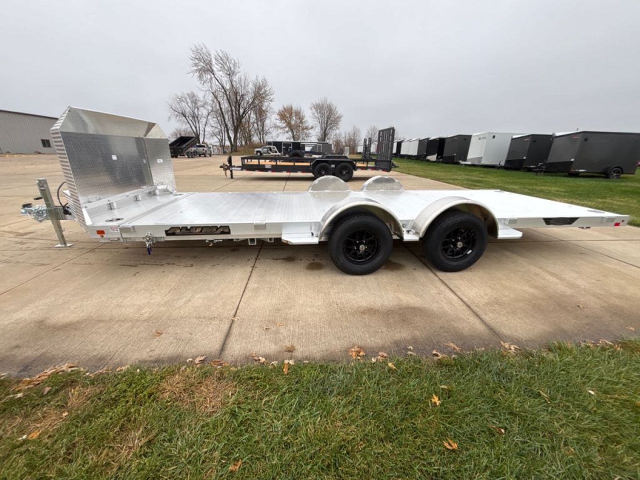 New 2026 Aluma 8218LP-TILT-TA-EL-R- Utility Trailer