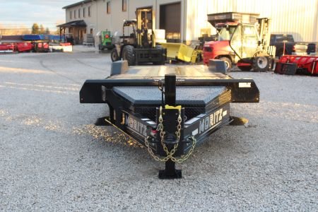 New 2026 Moritz 7' x 16' + 8' Low Pro - Gravity Tilt - Equipment Trailer - 25900# GVW