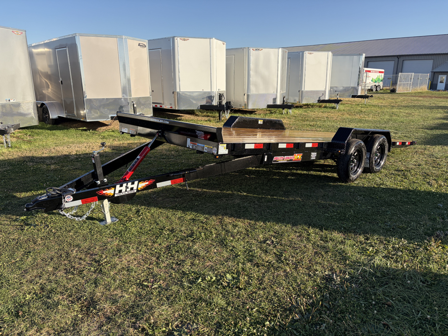 New 2026 H&H Trailers 82x20 Manual Tilt Speedloader
