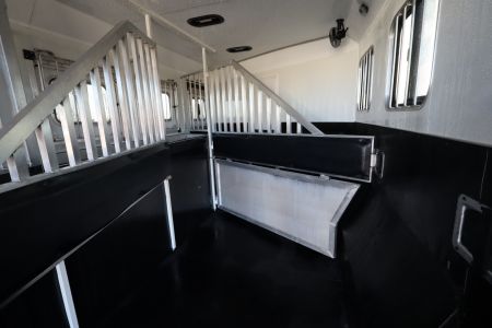 Used 2022 Bison 4 Horse LQ Slide-out Horse Trailer
