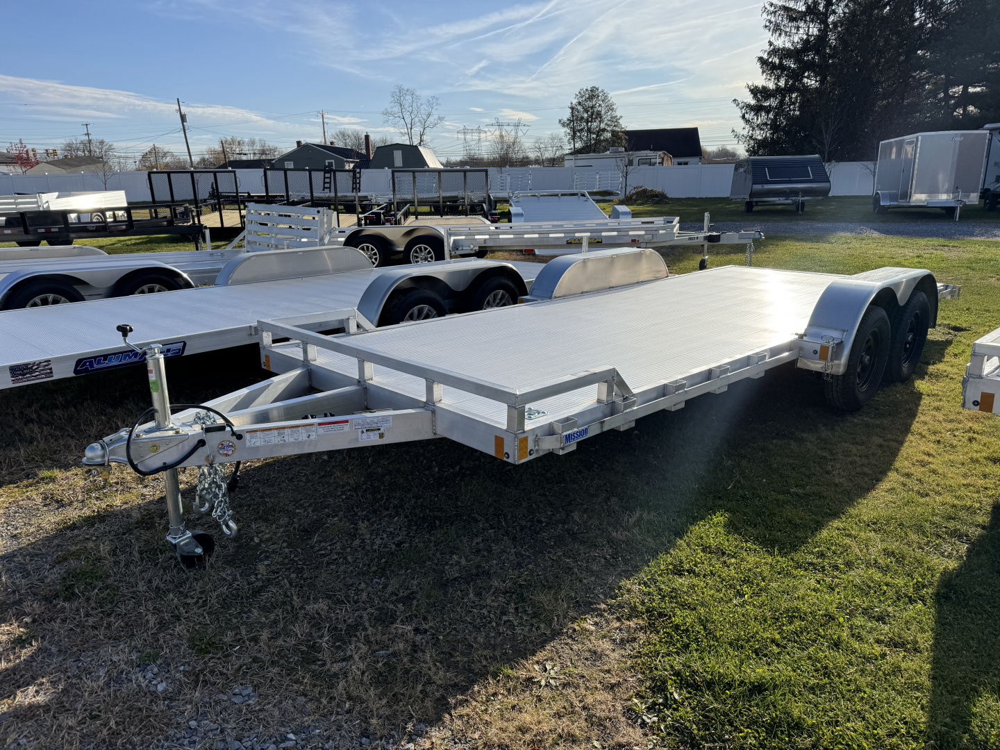 New 2026 Mission 2026 MOCH8X20 AL 7K Aluminum Deck Car Hauler