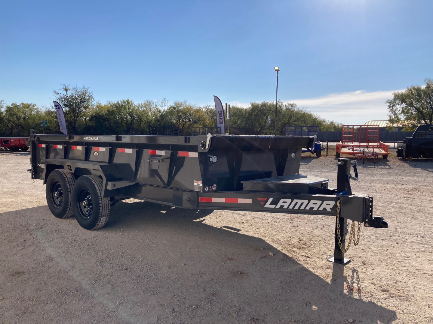 New 2026 Lamar Trailers BD 83" X 14' DL - 14K LOW-PRO DUMP