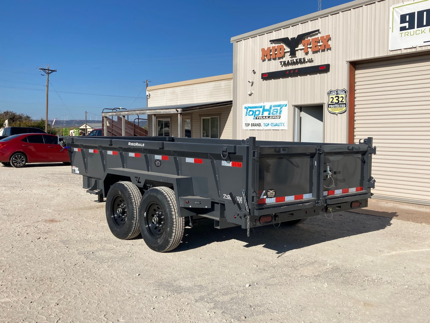 New 2026 Lamar Trailers BD 83" X 14' DL - 14K LOW-PRO DUMP