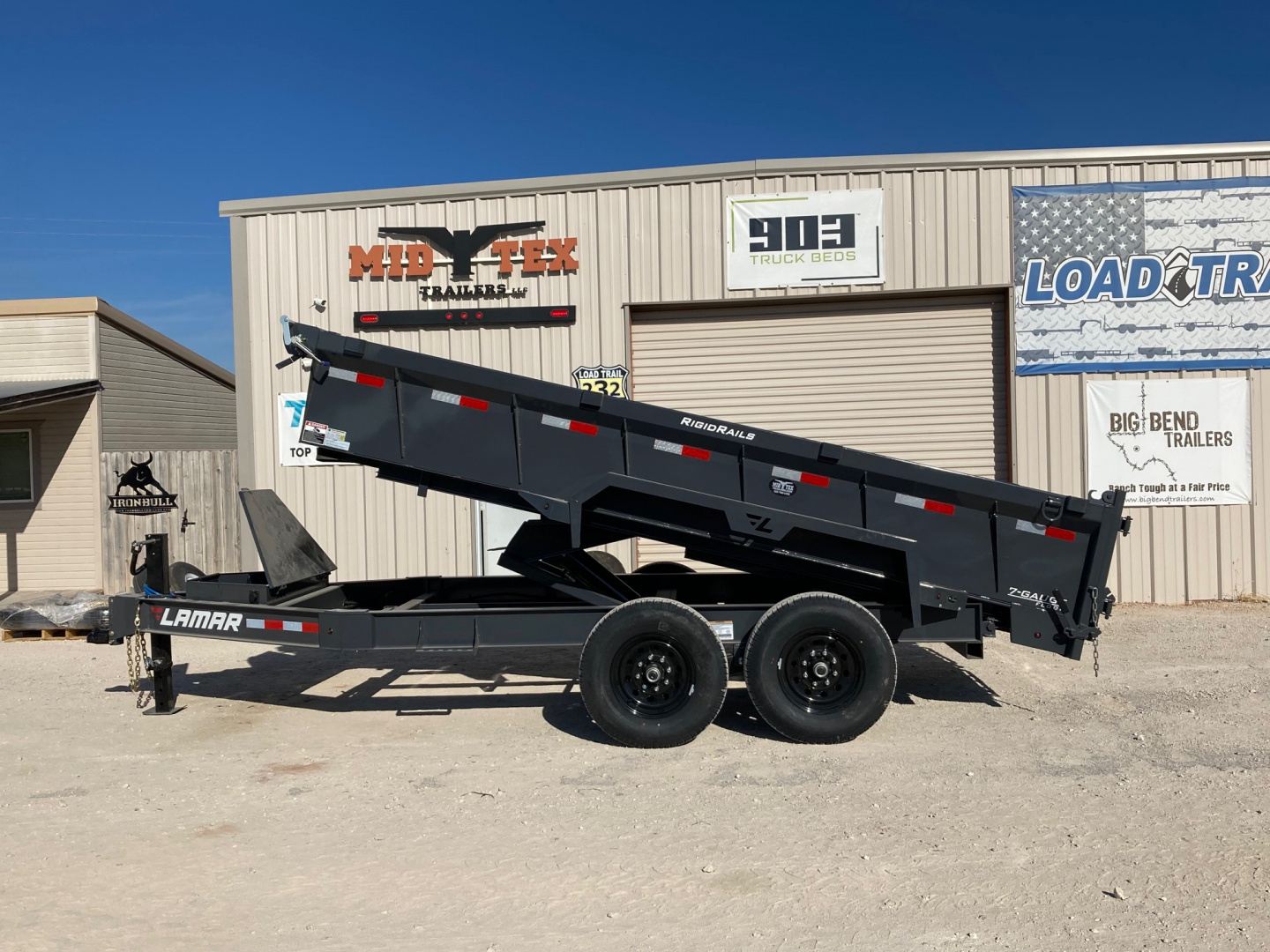 New 2026 Lamar Trailers BD 83" X 14' DL - 14K LOW-PRO DUMP