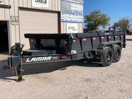 New 2026 Lamar Trailers BD 83" X 14' DL - 14K LOW-PRO DUMP