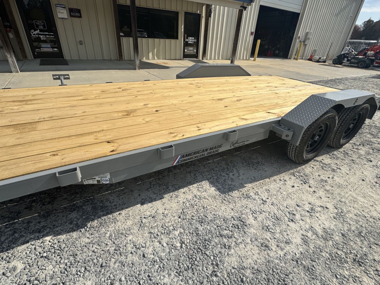 New 2027 Liberty LC7K83X20C4 Battleship Grey Car Hauler