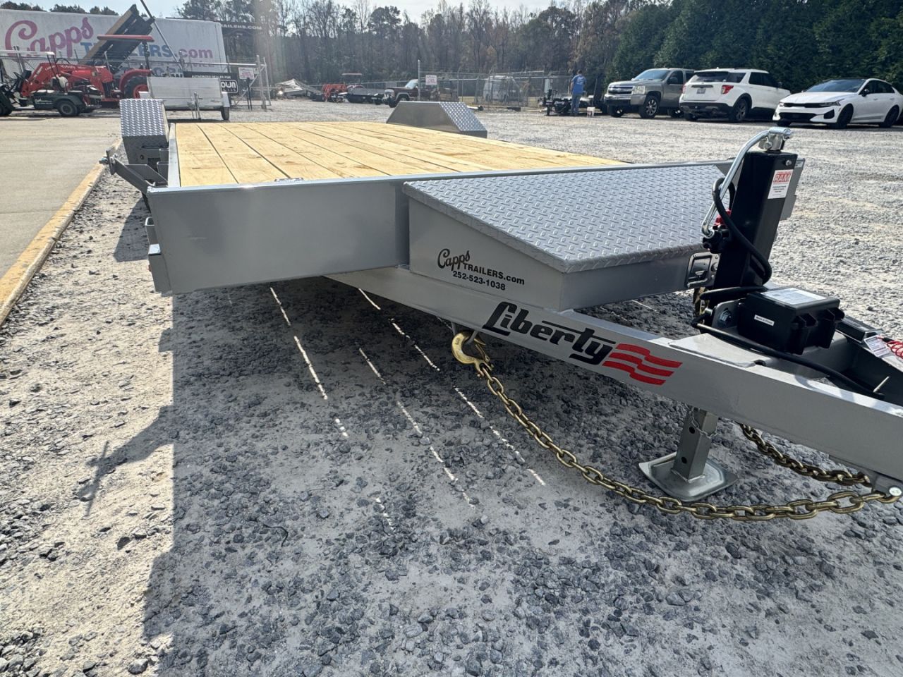 New 2027 Liberty LC7K83X20C4 Battleship Grey Car Hauler