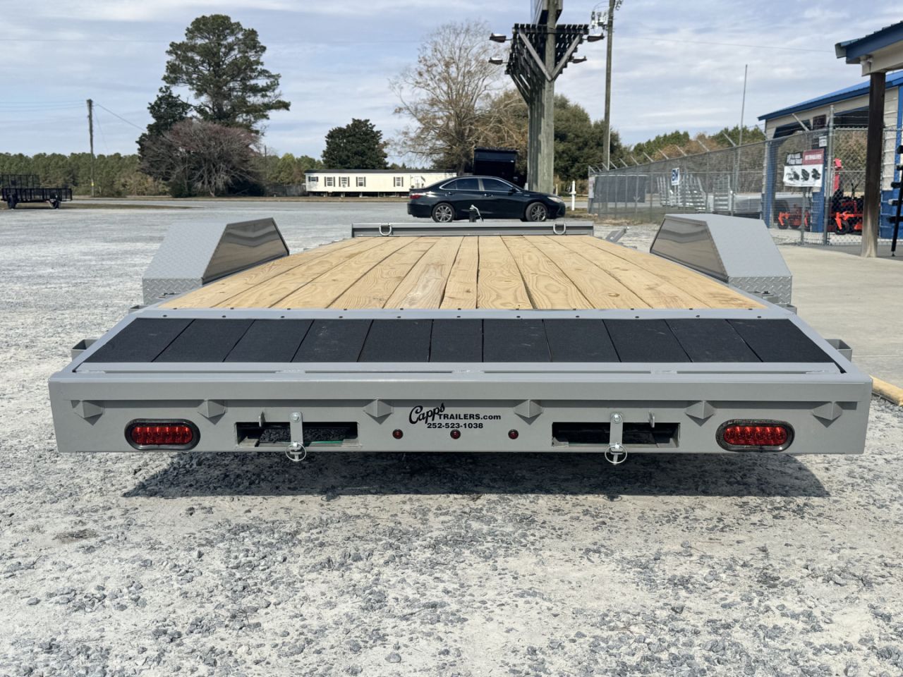 New 2027 Liberty LC7K83X20C4 Battleship Grey Car Hauler