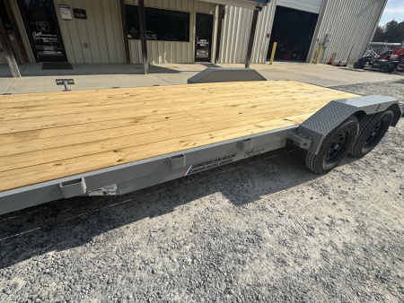 New 2027 Liberty LC7K83X20C4 Battleship Grey Car Hauler