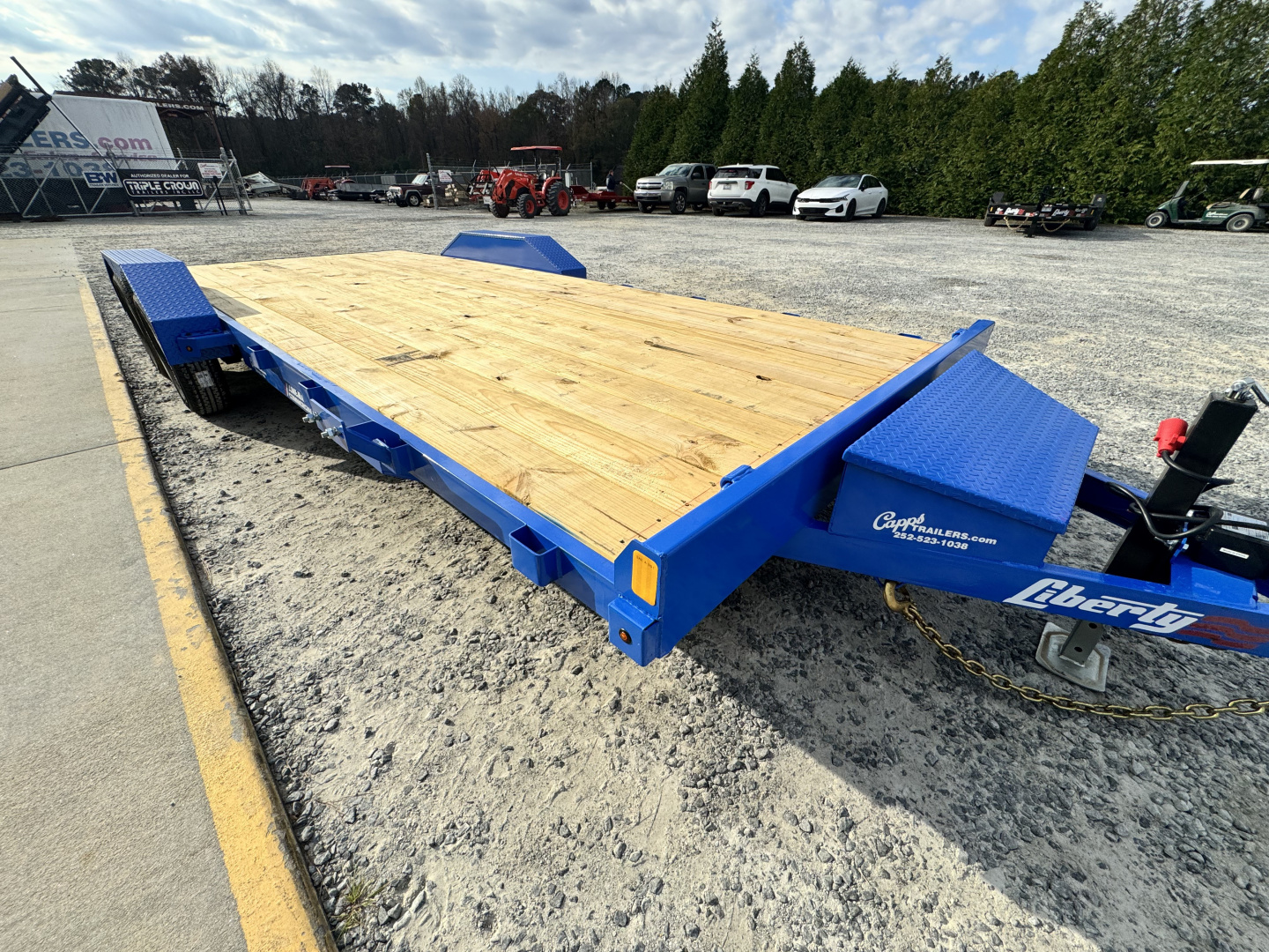 New 2027 Liberty LC7K83X20C4 Freedom Blue Car Hauler
