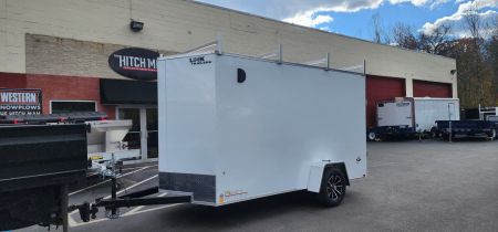 New CLEARANCE SALE**6 x 12 Look ST DLX Cargo 3k w/ 4 Ladder Racks w/alum wheels