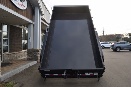 New Punch 6'11" x 14' Scissor Dump Trailer 14K