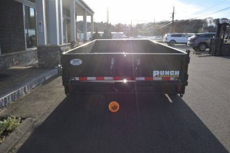 New Punch 6'11" x 14' Scissor Dump Trailer 14K