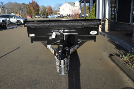 New Punch 6'11" x 14' Scissor Dump Trailer 14K
