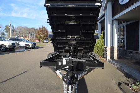 New Punch 6'11" x 14' Scissor Dump Trailer 14K