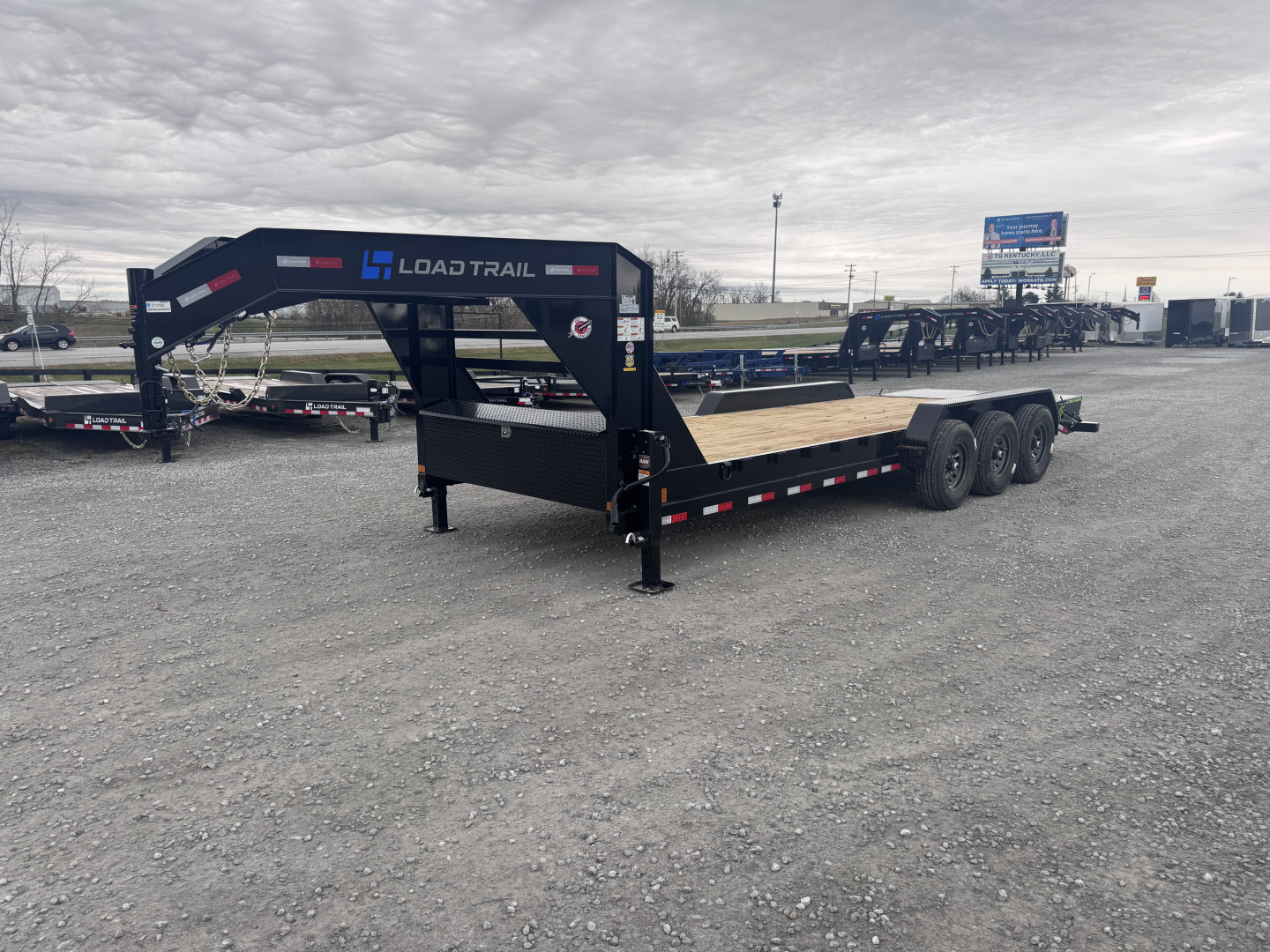 New 2026 Load Trail 83"x24' 21,000# GVWR Gooseneck Equipment Trailer