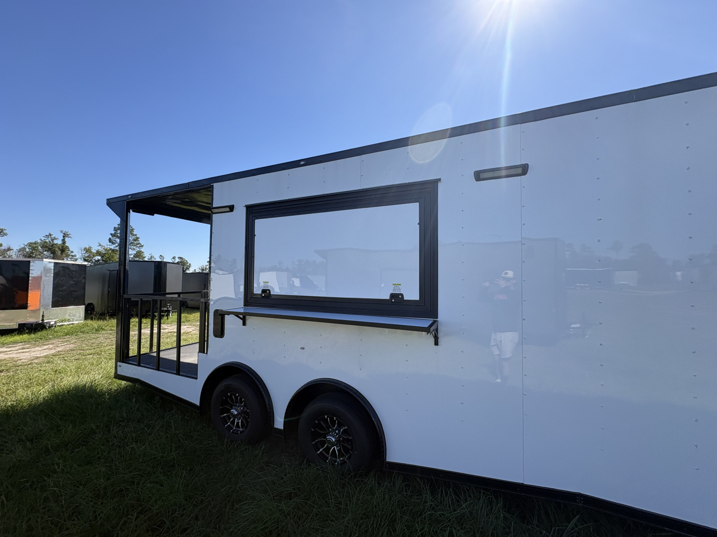 New 2027 Rock Solid Cargo 8.5x26 Custom Concession Trailer – White